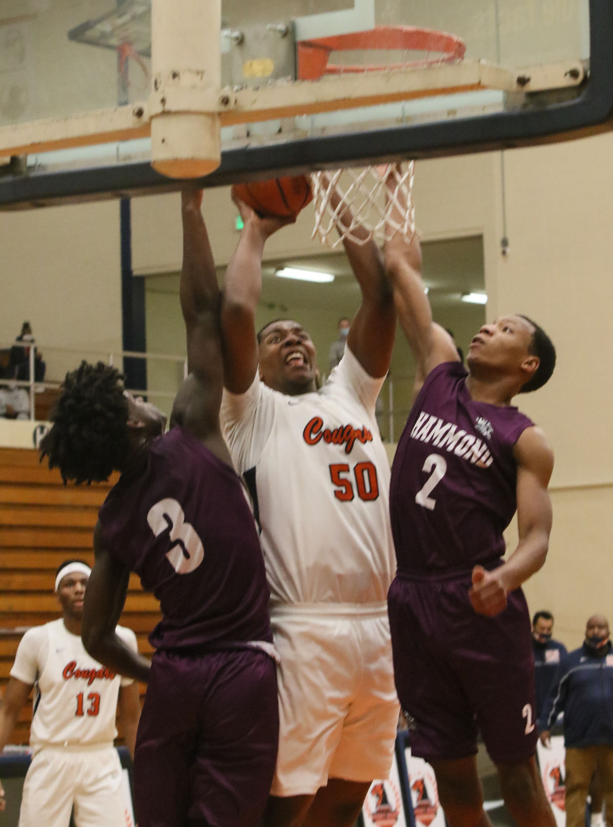Hammond visits West Side boys basketball